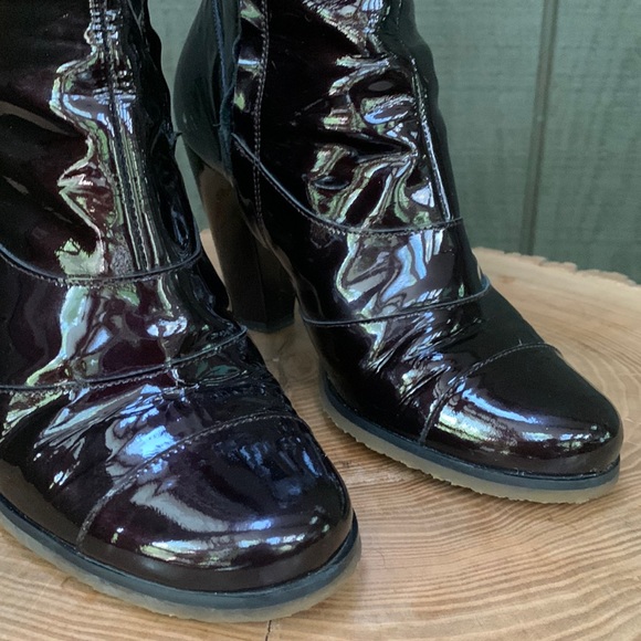 Rare Petusco Spain Patent Leather Boots - Picture 5 of 11